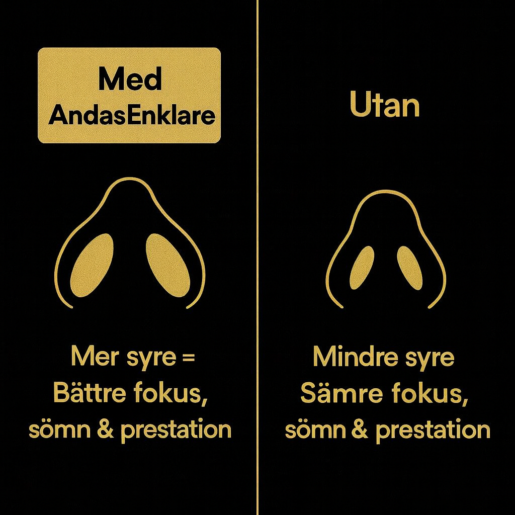 AndasEnklare™ – Magnetisk Näsmagnet, Bättre Sömn & Starkare Hälsa