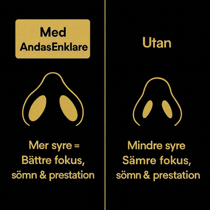 AndasEnklare™ – Magnetisk Näsmagnet, Bättre Sömn & Starkare Hälsa